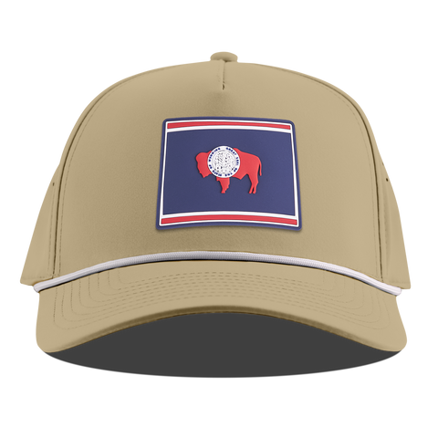 Wyoming Patriot Series Curved 5 Panel Rope Desert
