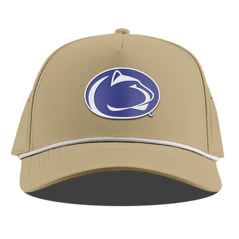 Pennsylvania State University "Penn State Team Logo" Curved 5 Panel Rope Desert
