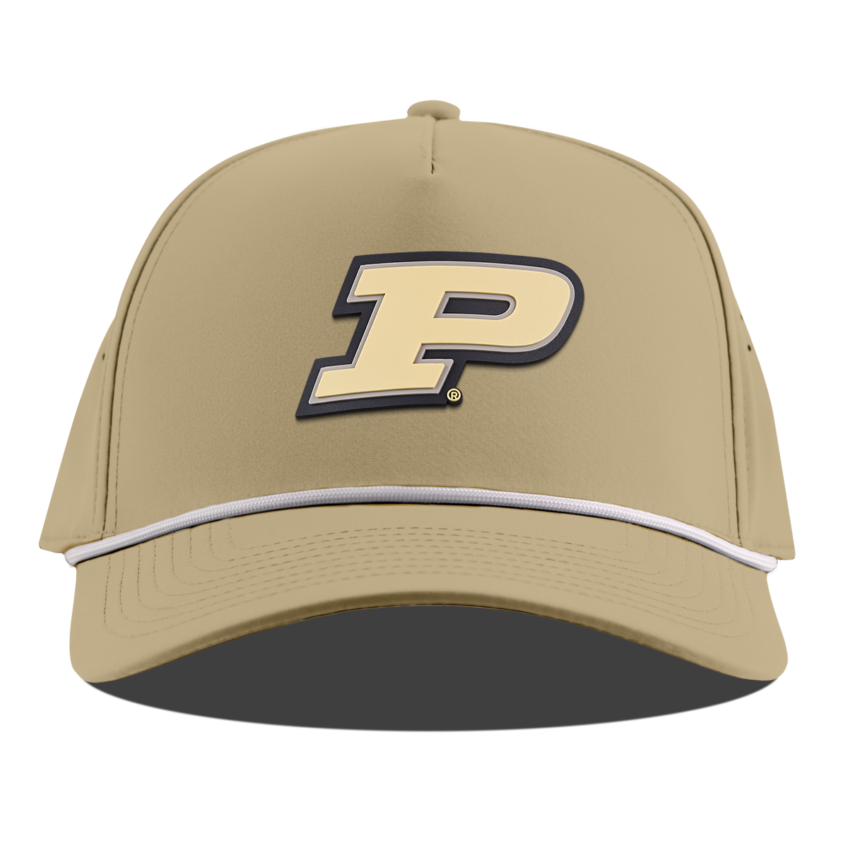 Purdue University "Purdue Block" Curved 5 Panel Rope Desert