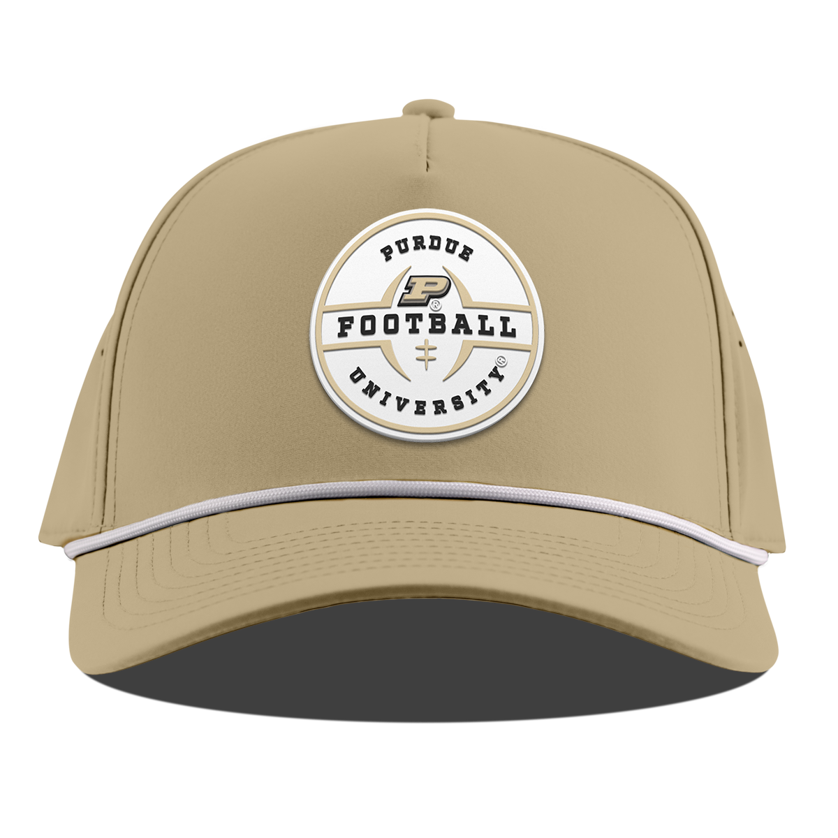 Purdue University "Purdue Football Legacy" Curved 5 Panel Rope Desert