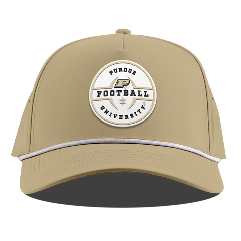 Purdue University "Purdue Football Legacy" Curved 5 Panel Rope Desert