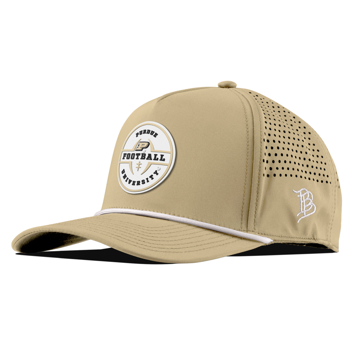 Purdue University "Purdue Football Legacy" Curved 5 Panel Rope Desert