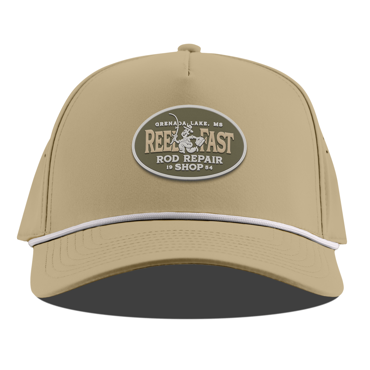 Reel Fast Rod Repair Curved 5 Panel Rope Desert