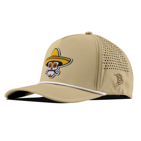 Sombrero Skull PVC Curved 5 Panel Rope Desert