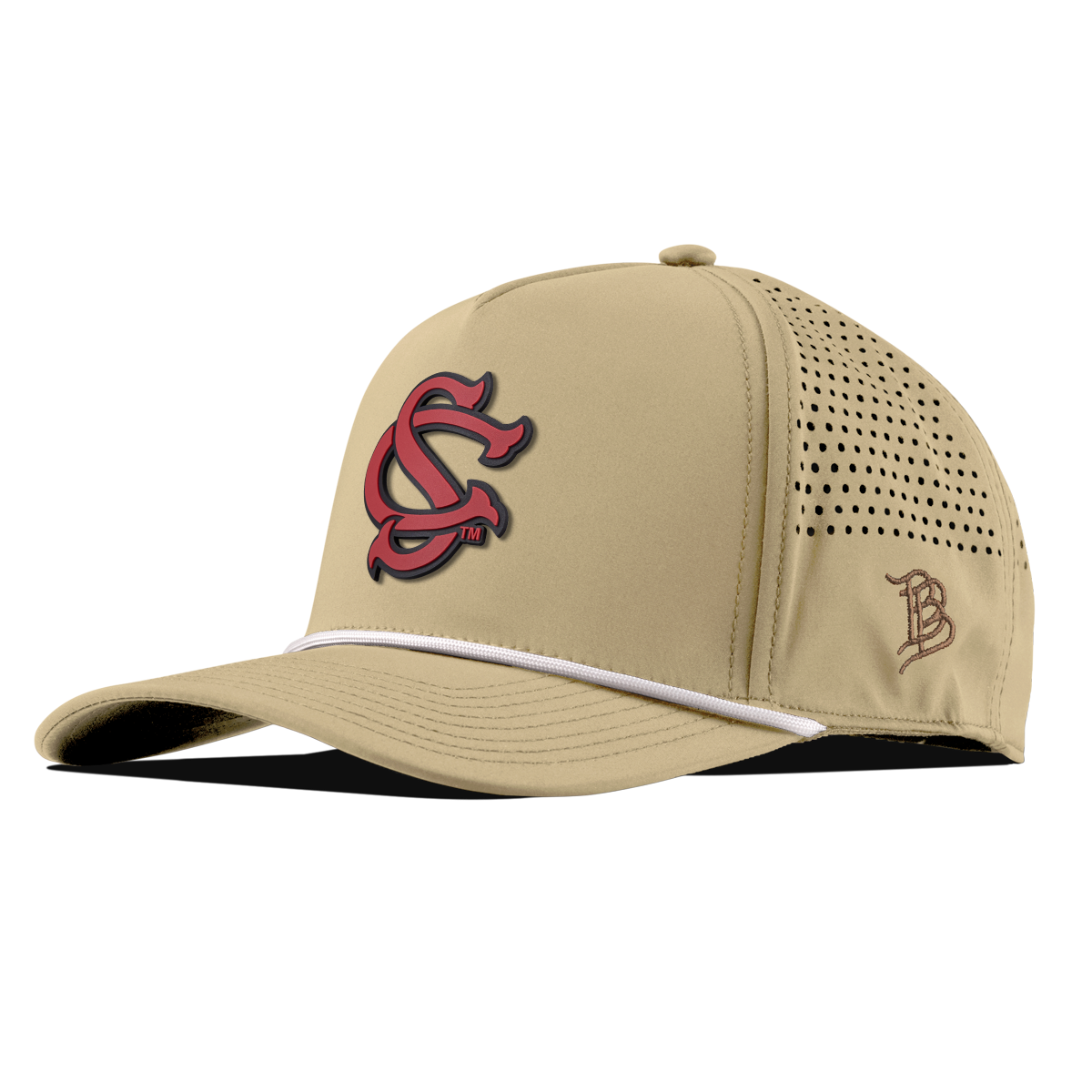 University of South Carolina "South Carolina Baseball" Curved 5 Panel Rope Desert