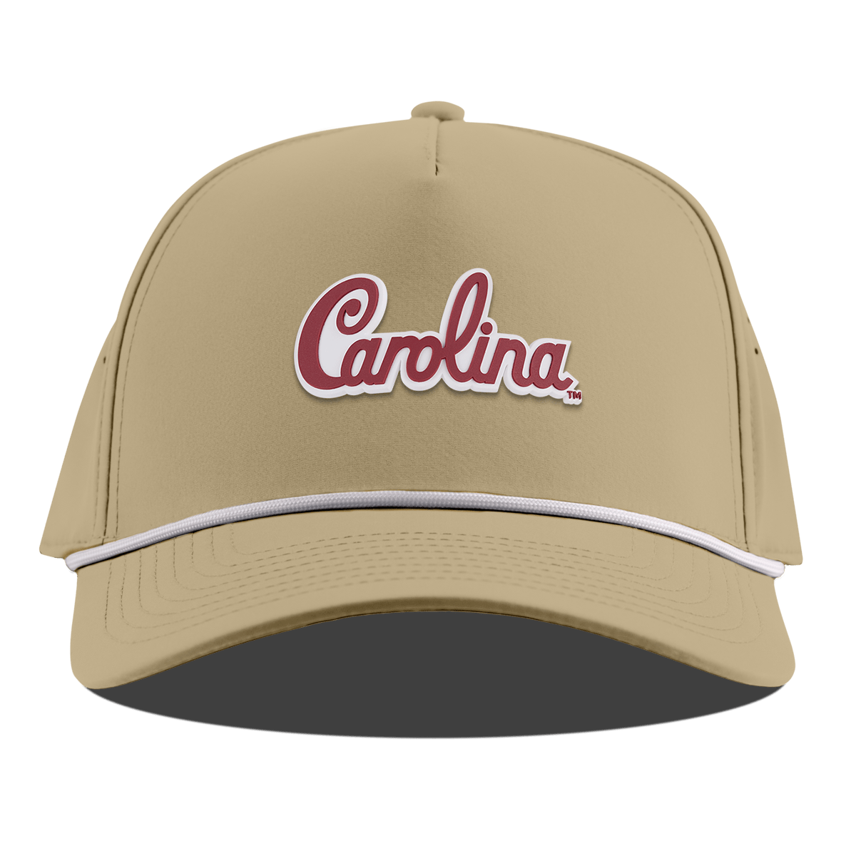 University of South Carolina "South Carolina Script" Curved 5 Panel Rope Desert