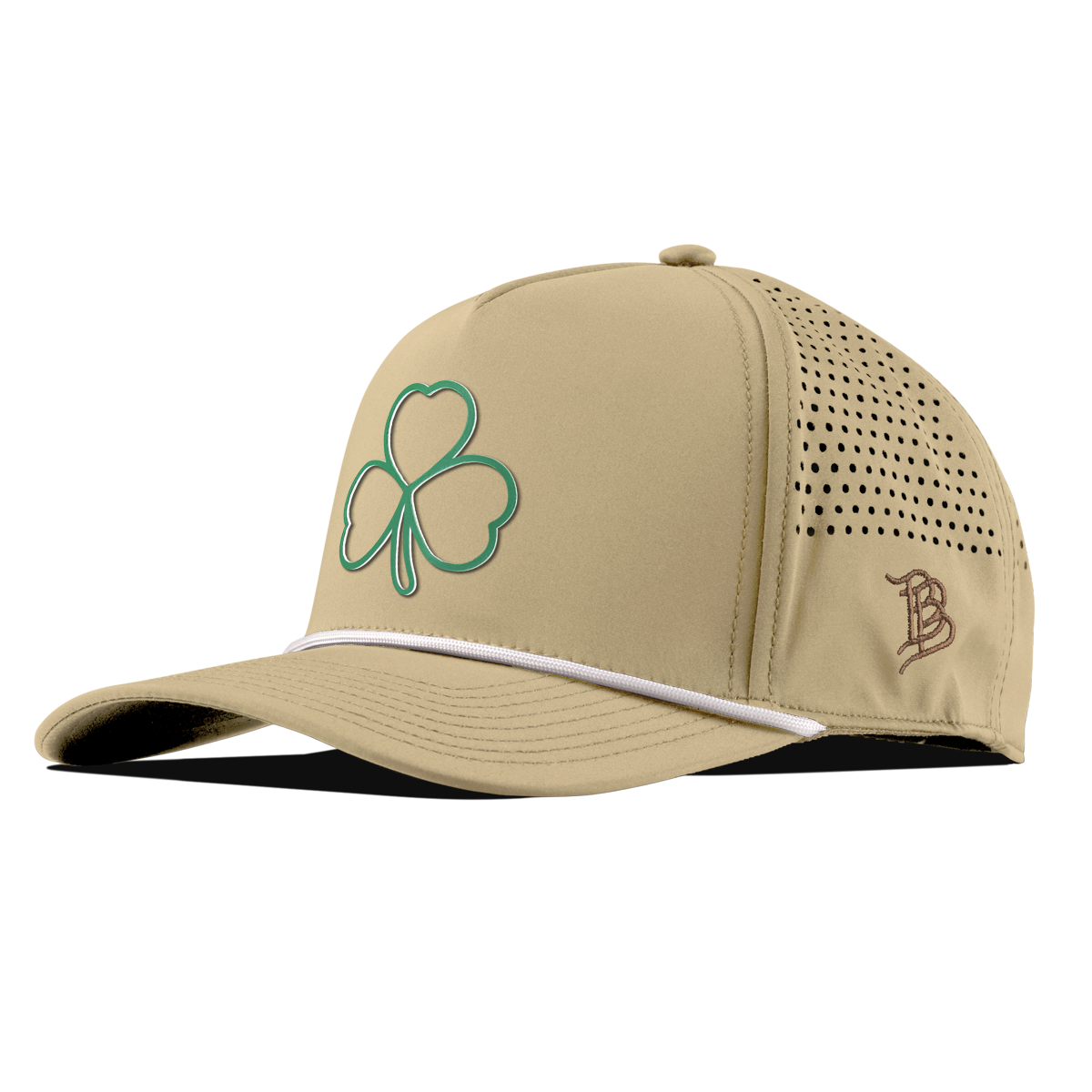 Stacked Shamrock Curved 5 Panel Rope Desert