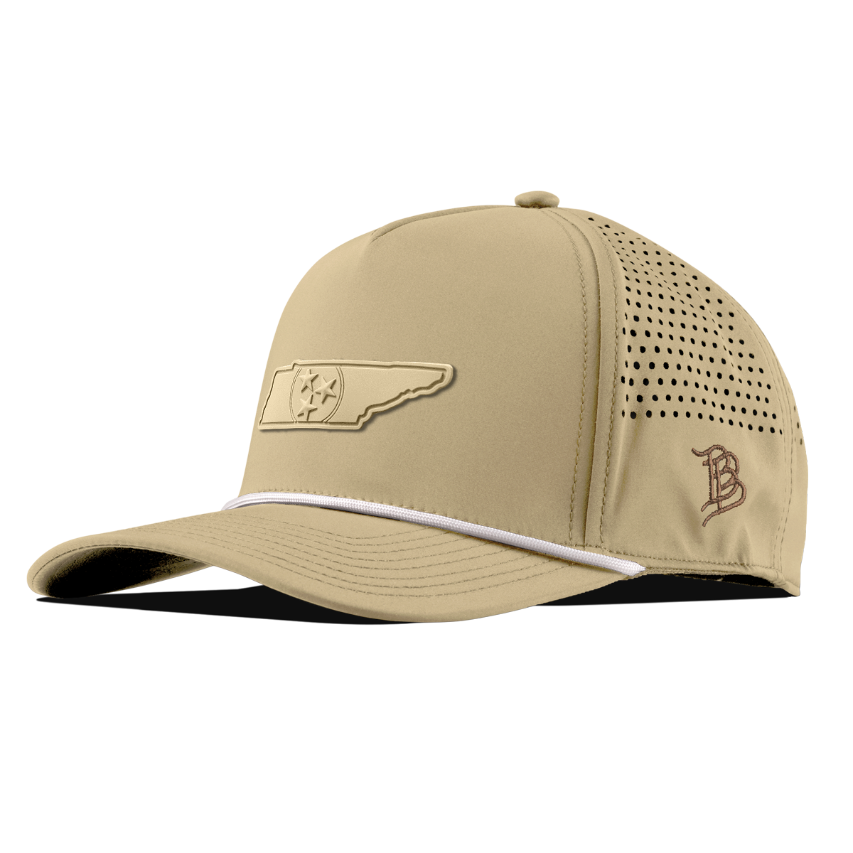 Tennessee Stealth Curved 5 Panel Rope Desert/White