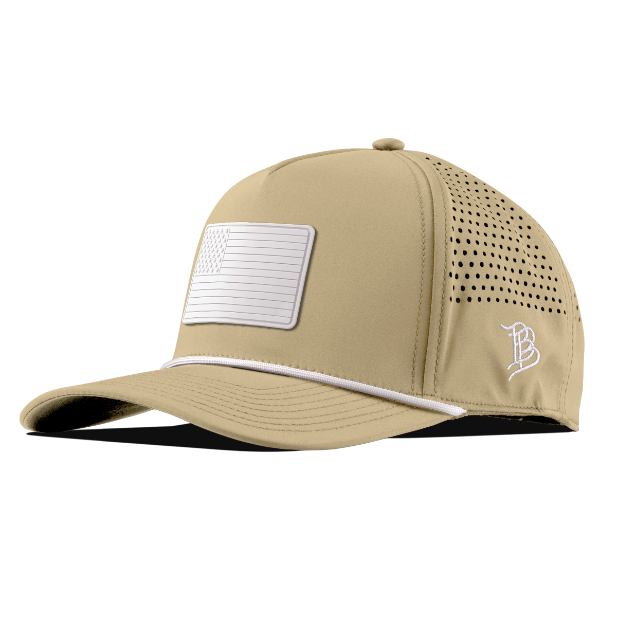 Arctic Old Glory Curved 5 Panel Rope Desert