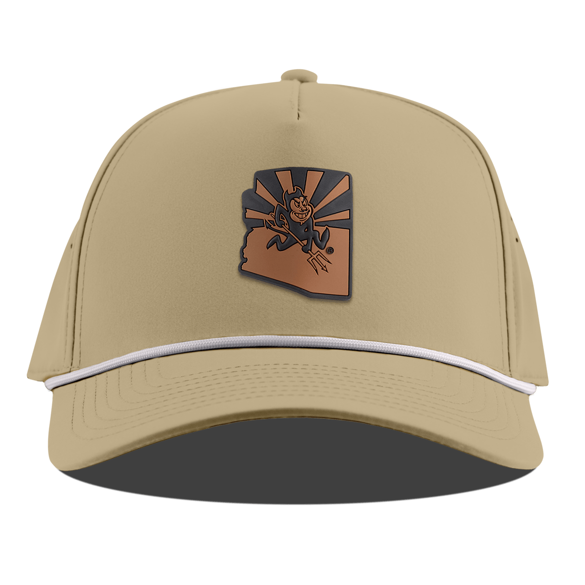 Arizona State University "Sun Devil State" Curved 5 Panel Rope Desert