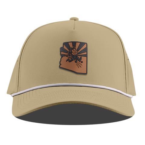 Arizona State University "Sun Devil State" Curved 5 Panel Rope Desert