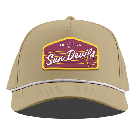 Arizona State University "Sun Devils Football" Curved 5 Panel Rope Desert