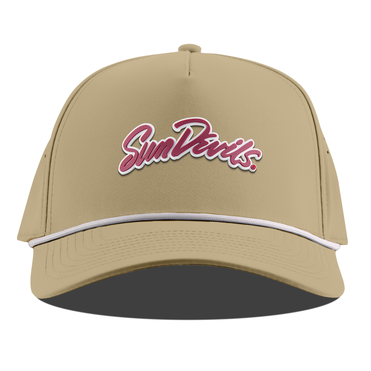 Arizona State University "Sun Devils Script" Curved 5 Panel Rope Desert