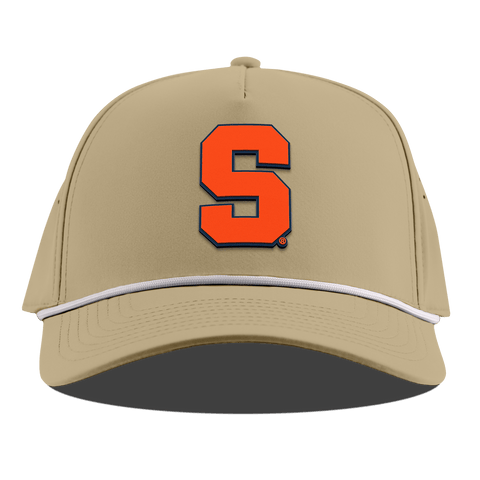 Syracuse University "Syracuse Orange Block" Curved 5 Panel Rope Desert