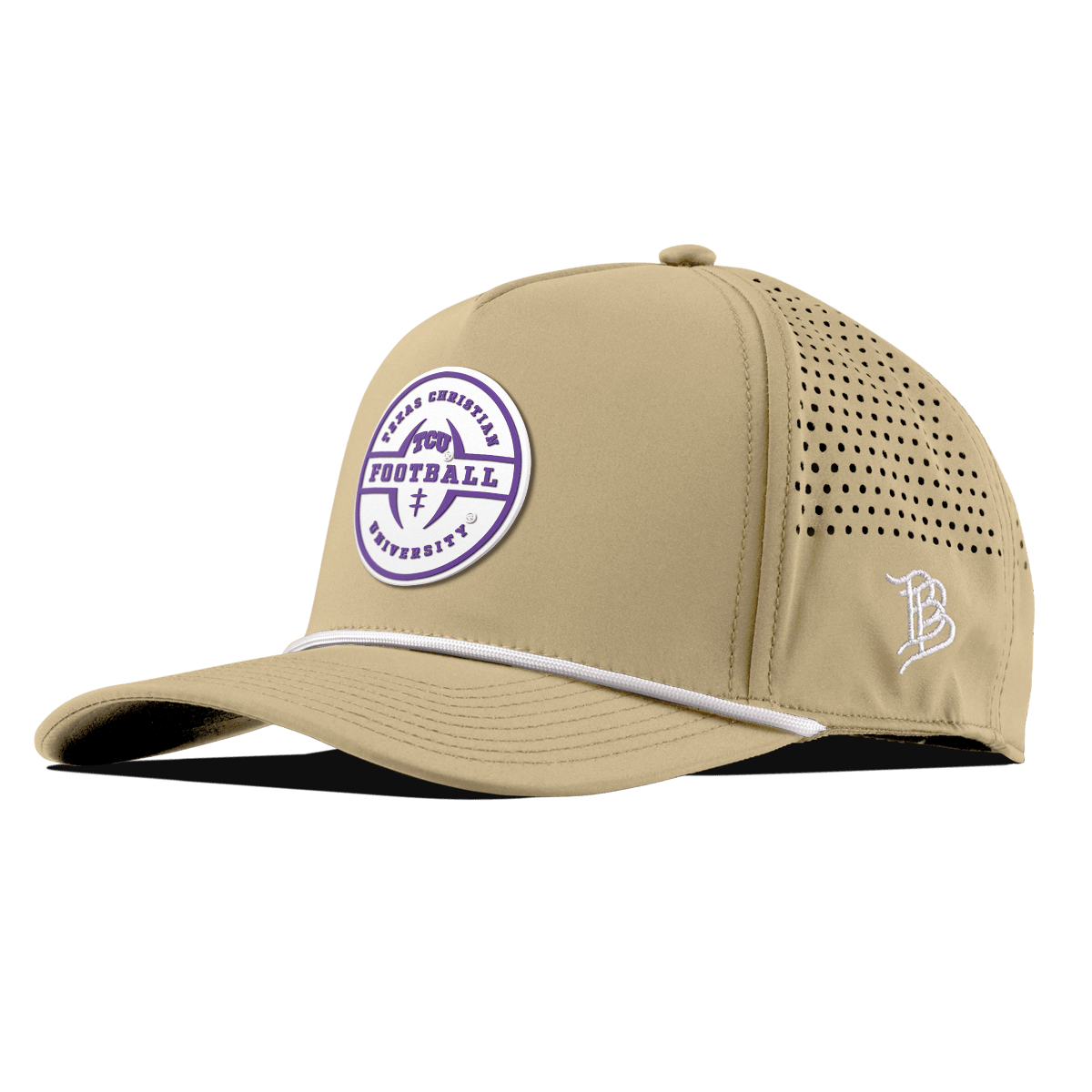 Texas Christian University "TCU Football Legacy" Curved 5 Panel Rope Desert