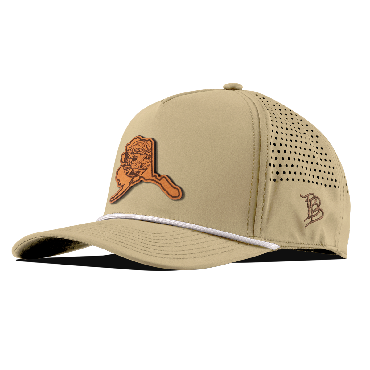 Alaska 49 Curved 5 Panel Rope Desert/White