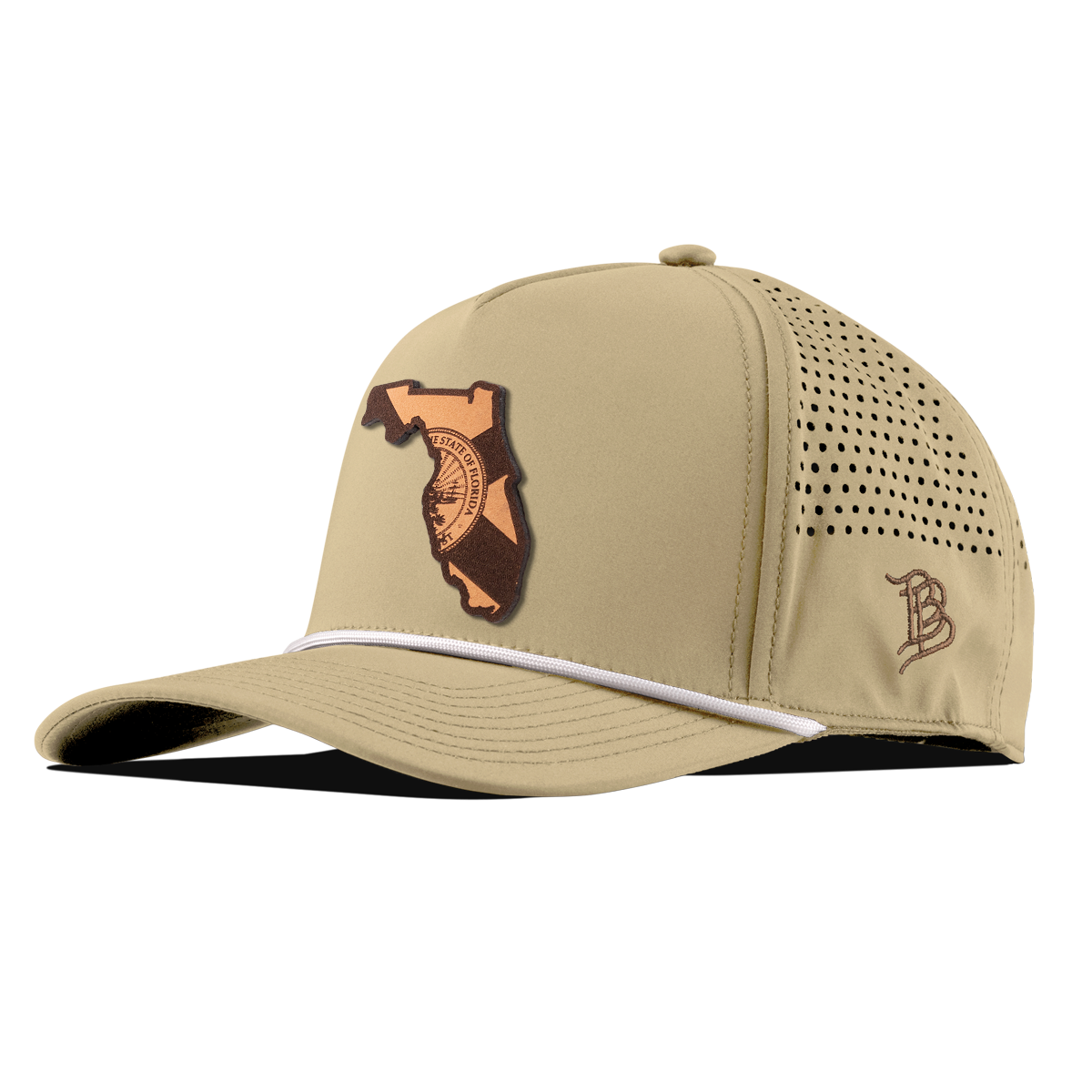 Florida 27 Curved 5 Panel Rope Desert/White