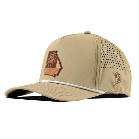 Georgia 4 Curved 5 Panel Rope Desert/White