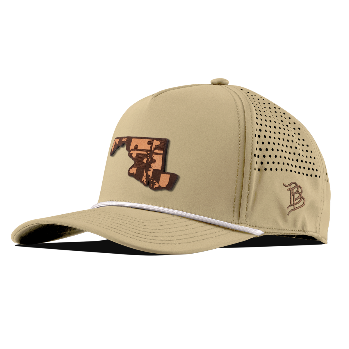 Maryland 7 Curved 5 Panel Rope Desert/White