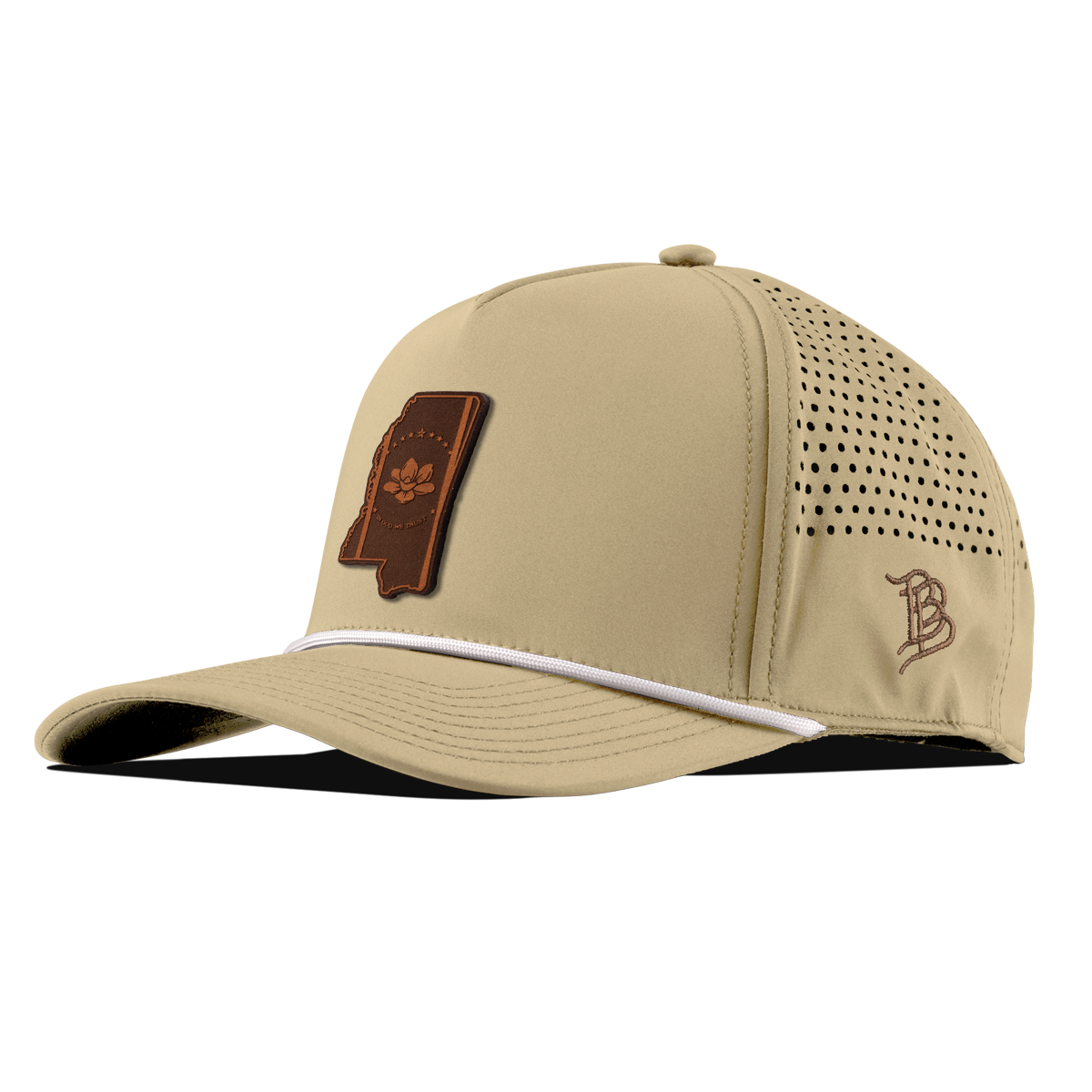 Mississippi 20 Curved 5 Panel Rope Desert/White