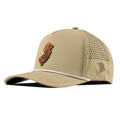 New Jersey 3 Curved 5 Panel Rope Desert/White