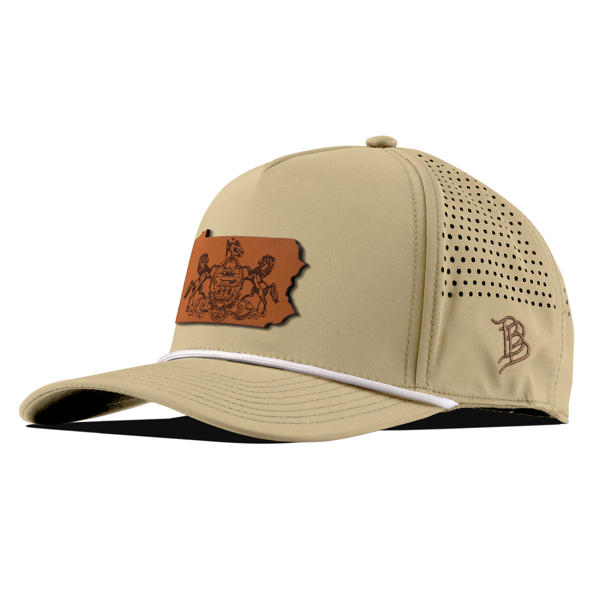 Pennsylvania 2 Curved 5 Panel Rope Desert/White