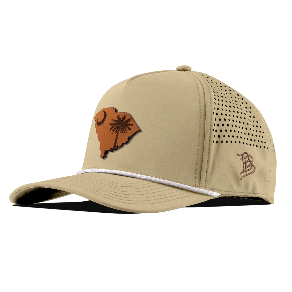 South Carolina 8 Curved 5 Panel Rope Desert/White