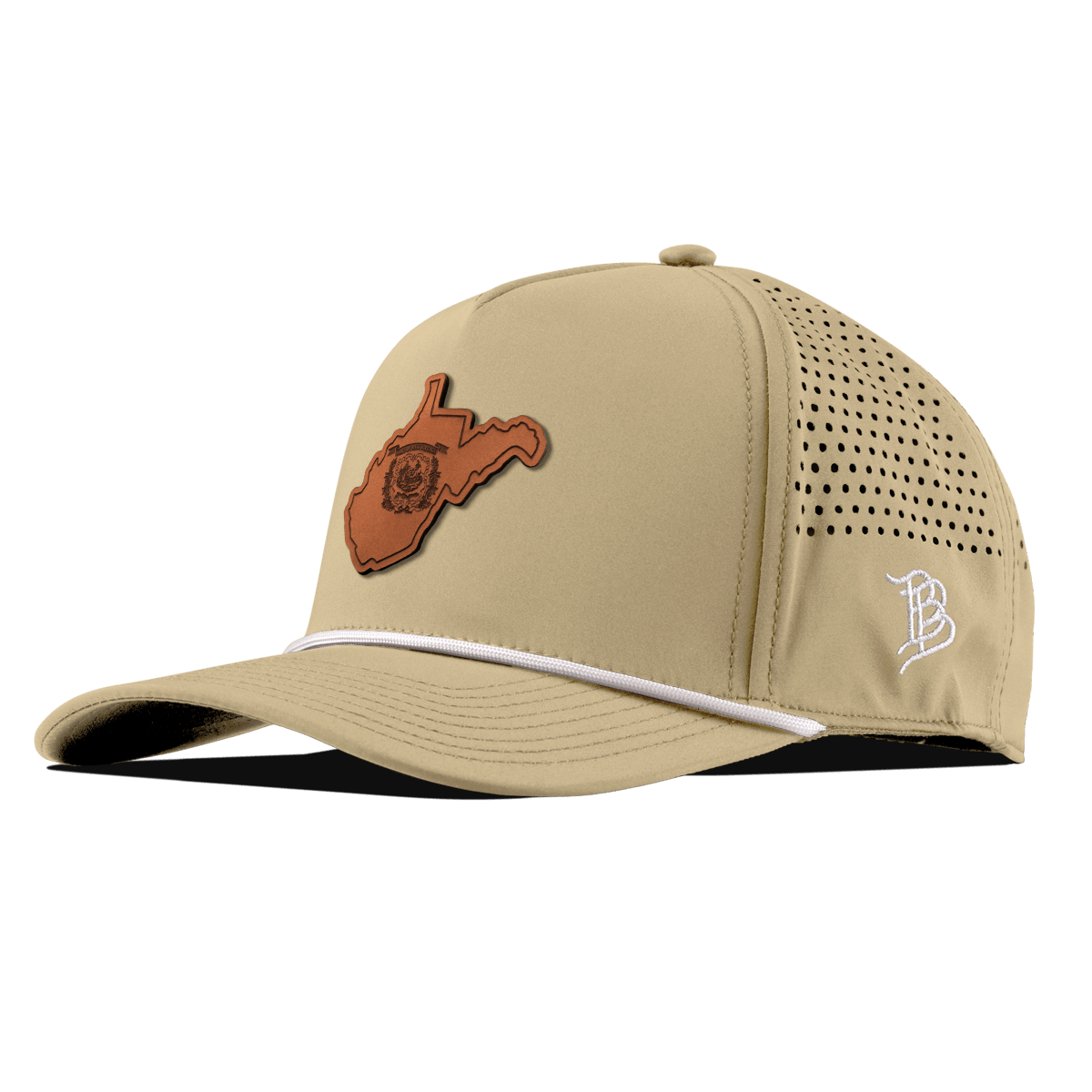 West Virginia 35 Curved 5 Panel Rope Desert