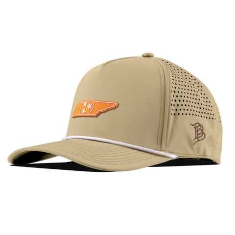 University of Tennessee "Tennessee Orange" Curved 5 Panel Rope Desert/White