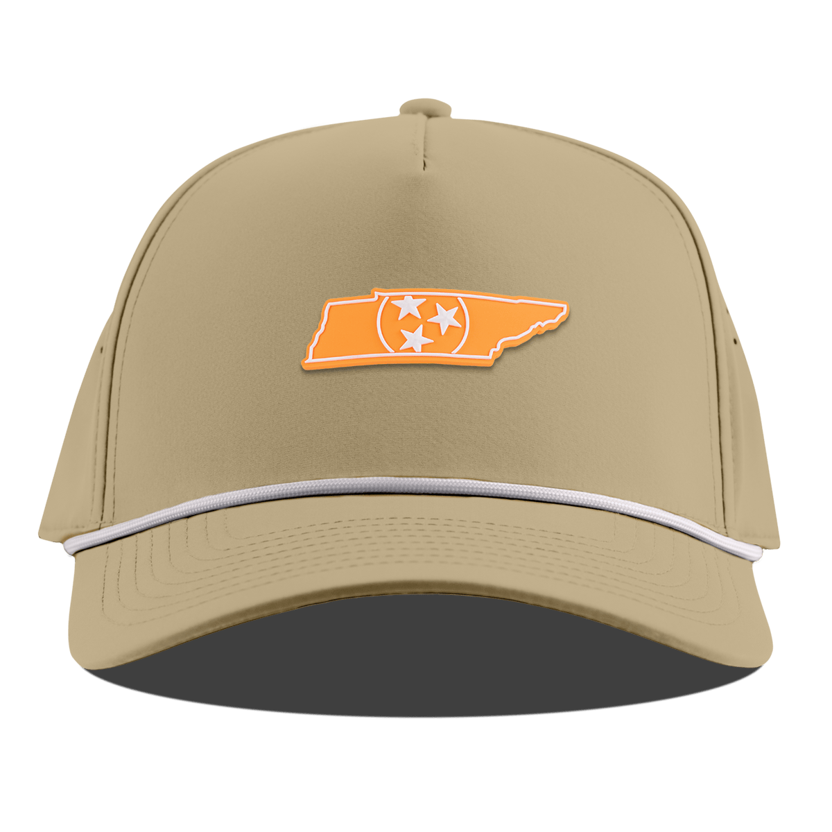 University of Tennessee "Tennessee Orange" Curved 5 Panel Rope Desert