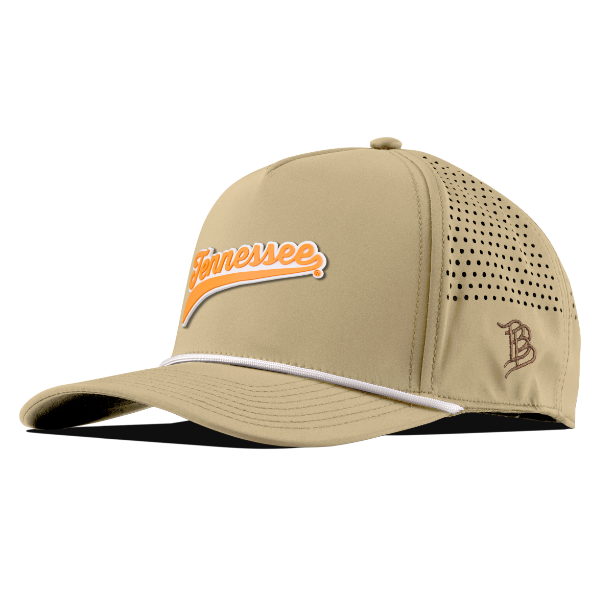 University of Tennessee "Tennessee Script" Curved 5 Panel Rope Desert
