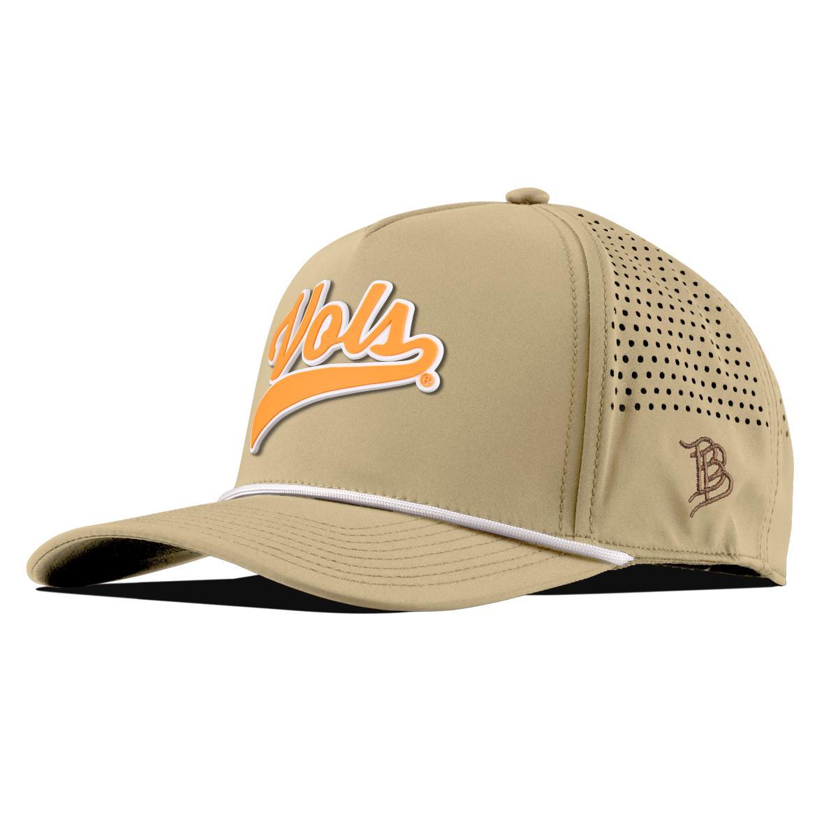 University of Tennessee "Tennessee Vols Script" Curved 5 Panel Rope Desert