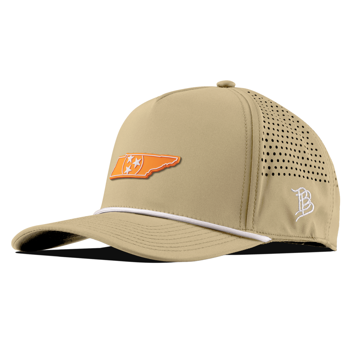 University of Tennessee "Tennessee Orange" Curved 5 Panel Rope Desert