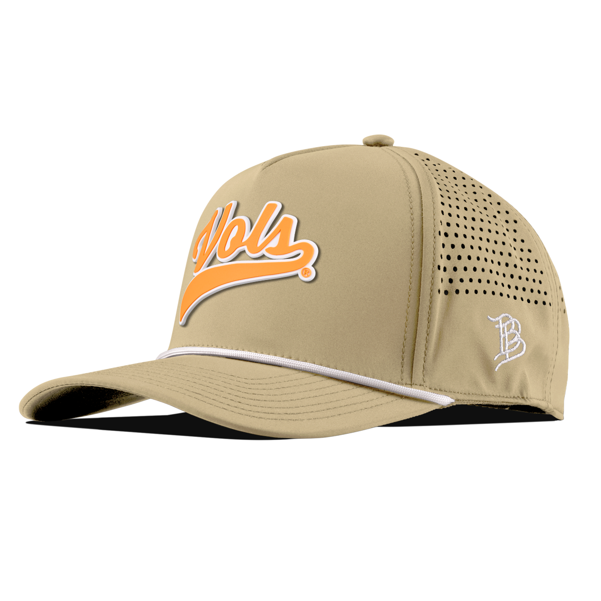 University of Tennessee "Tennessee Vols Script" Curved 5 Panel Rope Desert
