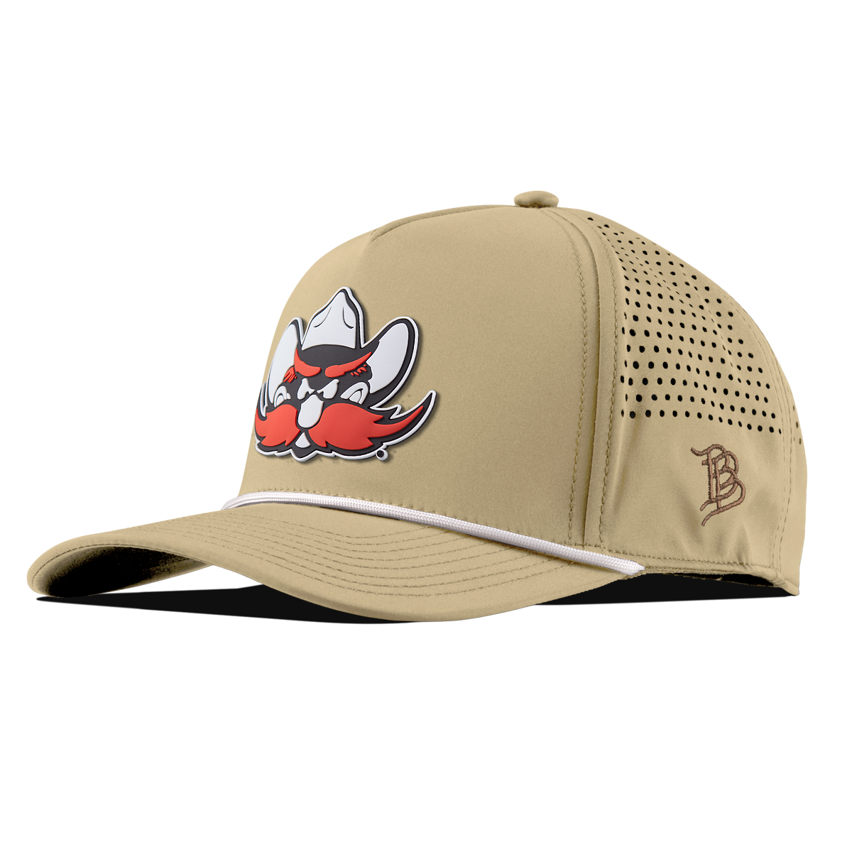 Texas Tech University "Texas Tech Raider " Curved 5 Panel Rope Desert