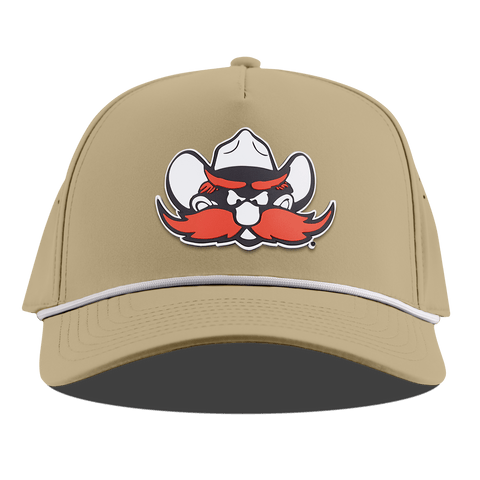 Texas Tech University "Texas Tech Raider" Curved 5 Panel Rope Desert