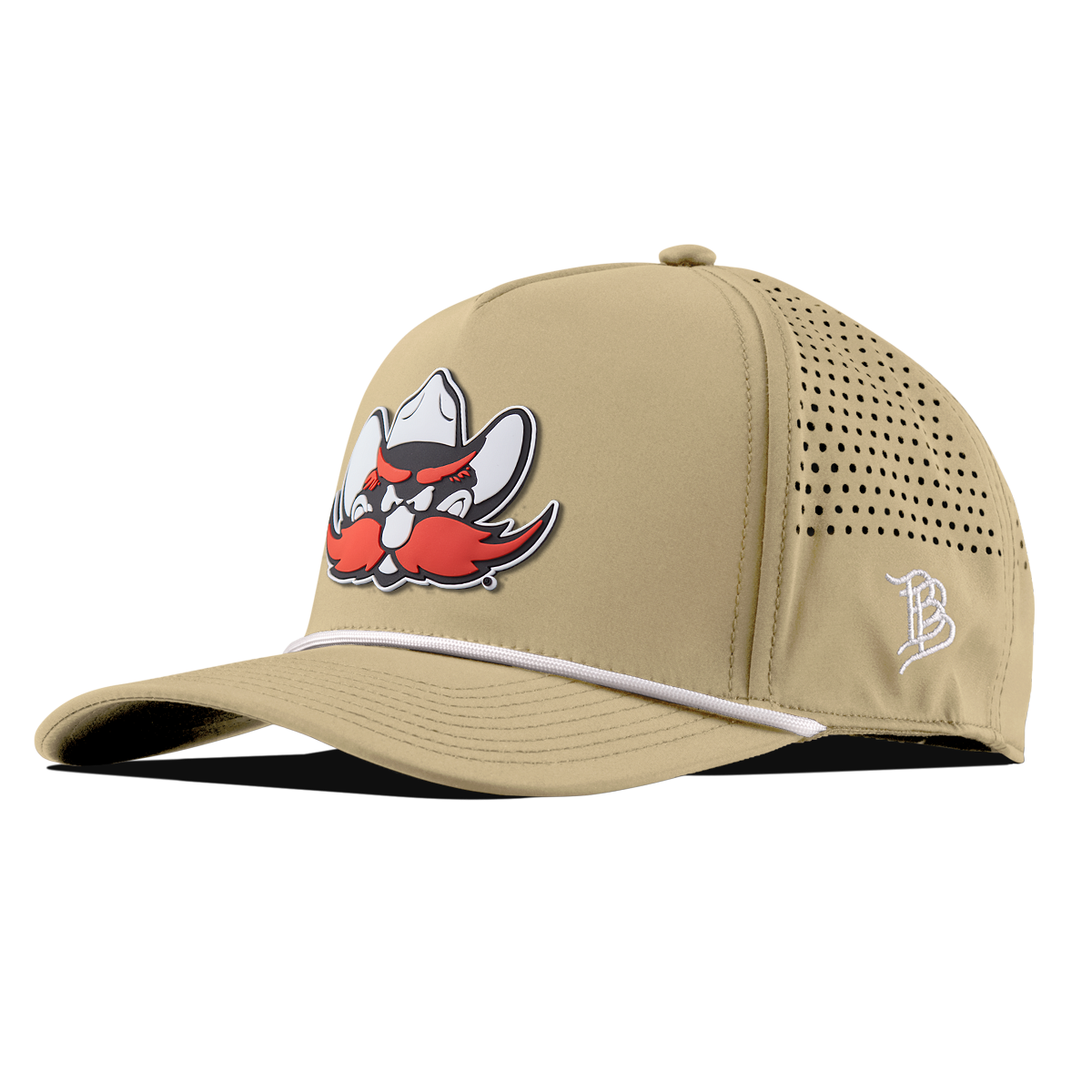 Texas Tech University "Texas Tech Raider" Curved 5 Panel Rope Desert