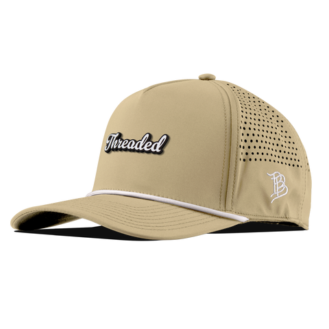 Threaded Script Curved 5 Panel Rope Desert