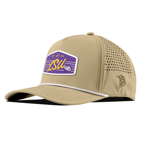 Louisiana State University "Tigers Football" Curved 5 Panel Rope Desert