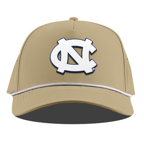 University of North Carolina "UNC Team Logo" Curved 5 Panel Rope Desert