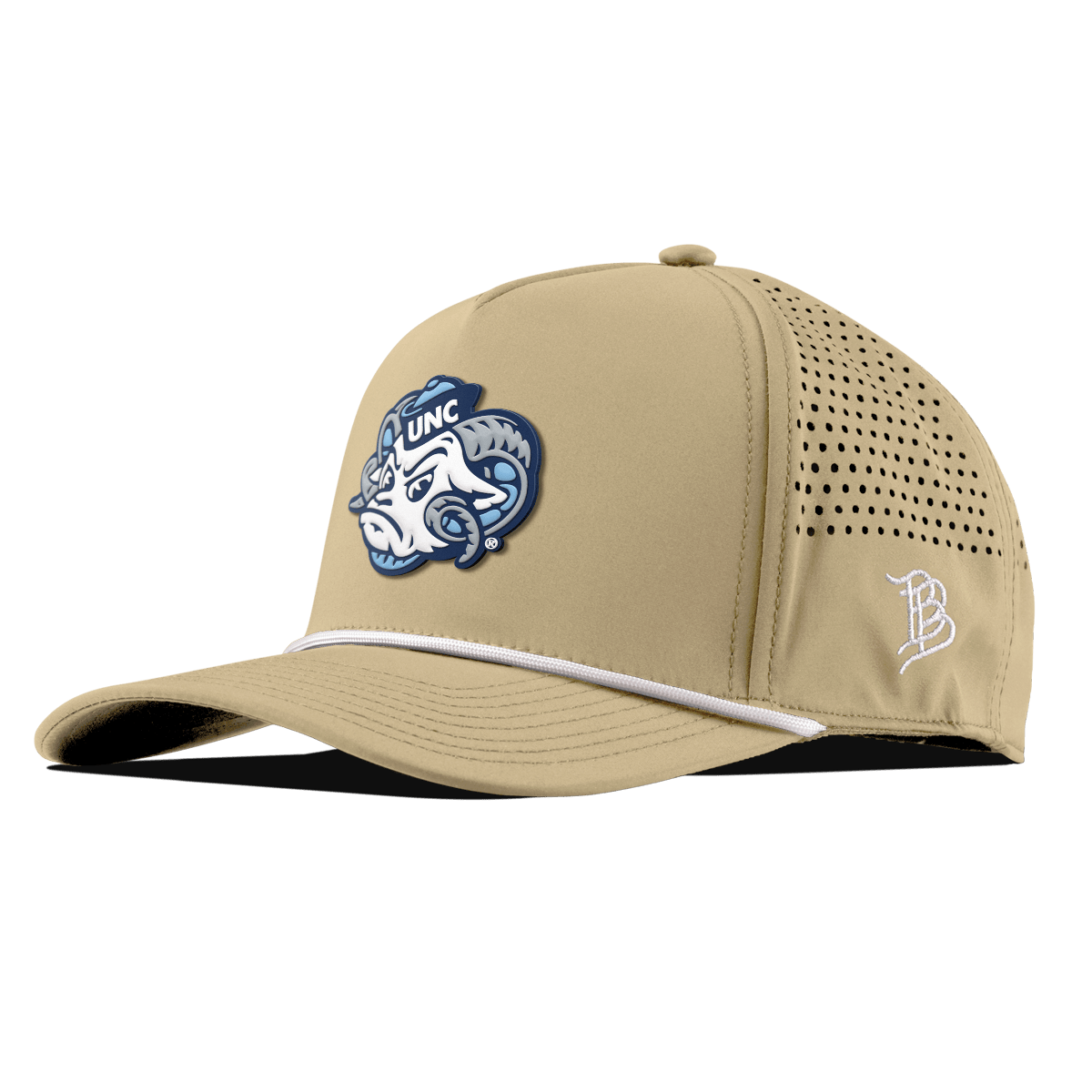 University of North Carolina "UNC Rameses" Curved 5 Panel Rope Desert