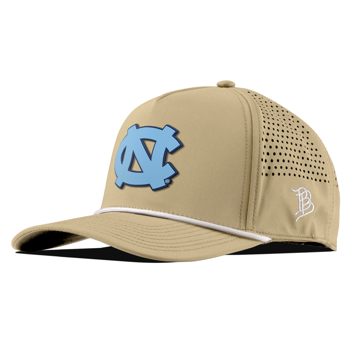 University of North Carolina "UNC Team Logo Carolina Blue" Curved 5 Panel Rope Desert