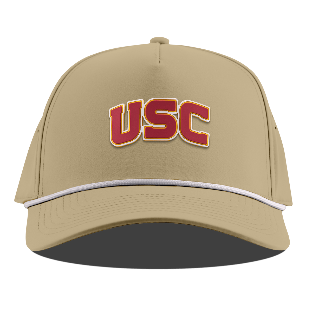 University of Southern California "USC Block" Curved 5 Panel Rope Desert