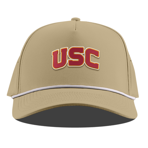 University of Southern California "USC Block" Curved 5 Panel Rope Desert