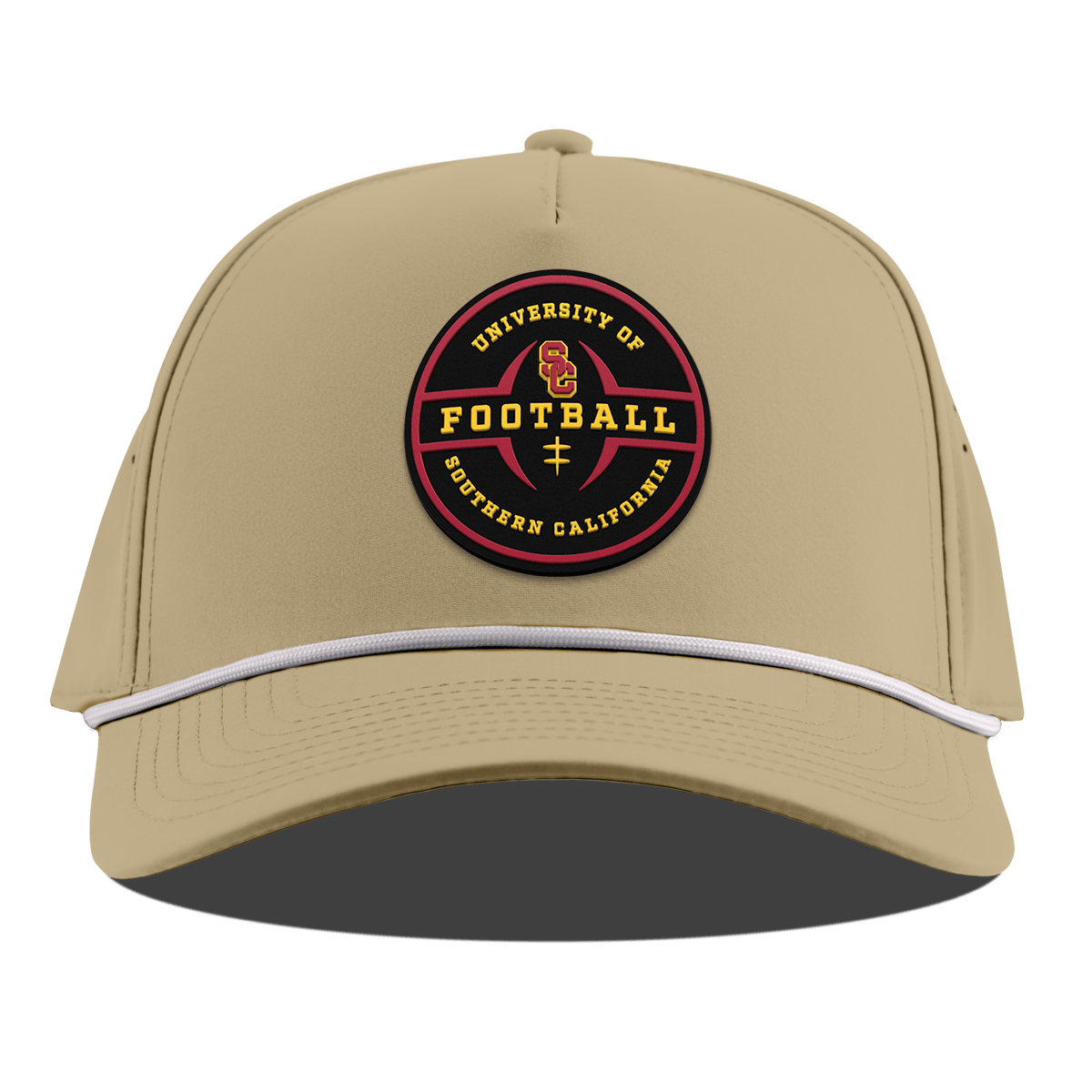 University of Southern California "USC Football Legacy" Curved 5 Panel Rope Desert