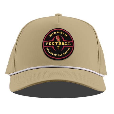 University of Southern California "USC Football Legacy" Curved 5 Panel Rope Desert