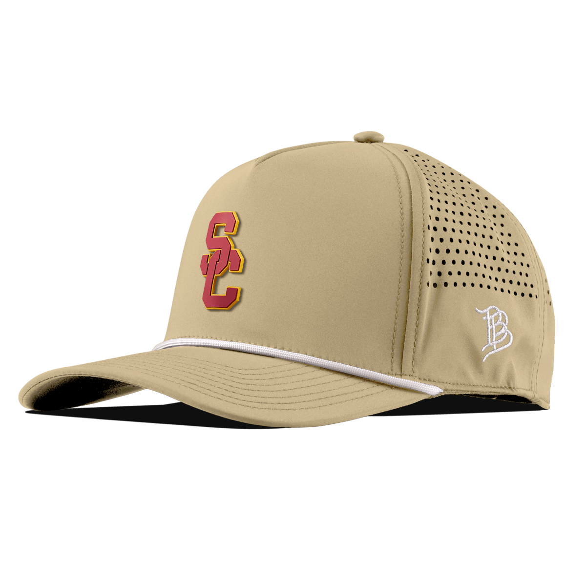 University of Southern California "USC Stacked" Curved 5 Panel Rope Desert