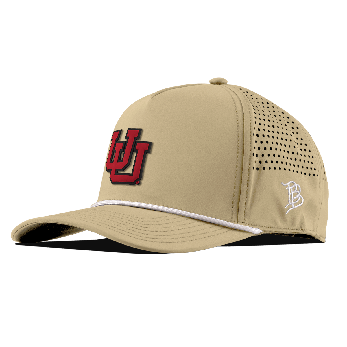 University of Utah "Utah Block" Curved 5 Panel Rope Desert