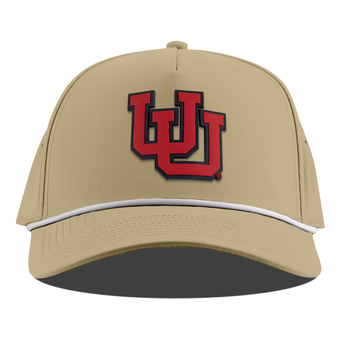 University of Utah "Utah Block" Curved 5 Panel Rope Desert