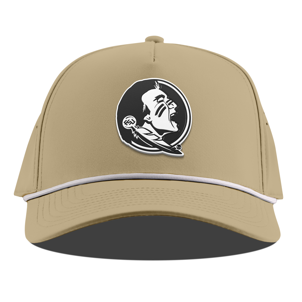 Florida State University "Vintage FSU Team Logo" Curved 5 Panel Rope Desert